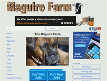 Tablet Screenshot of maguirefarm.com